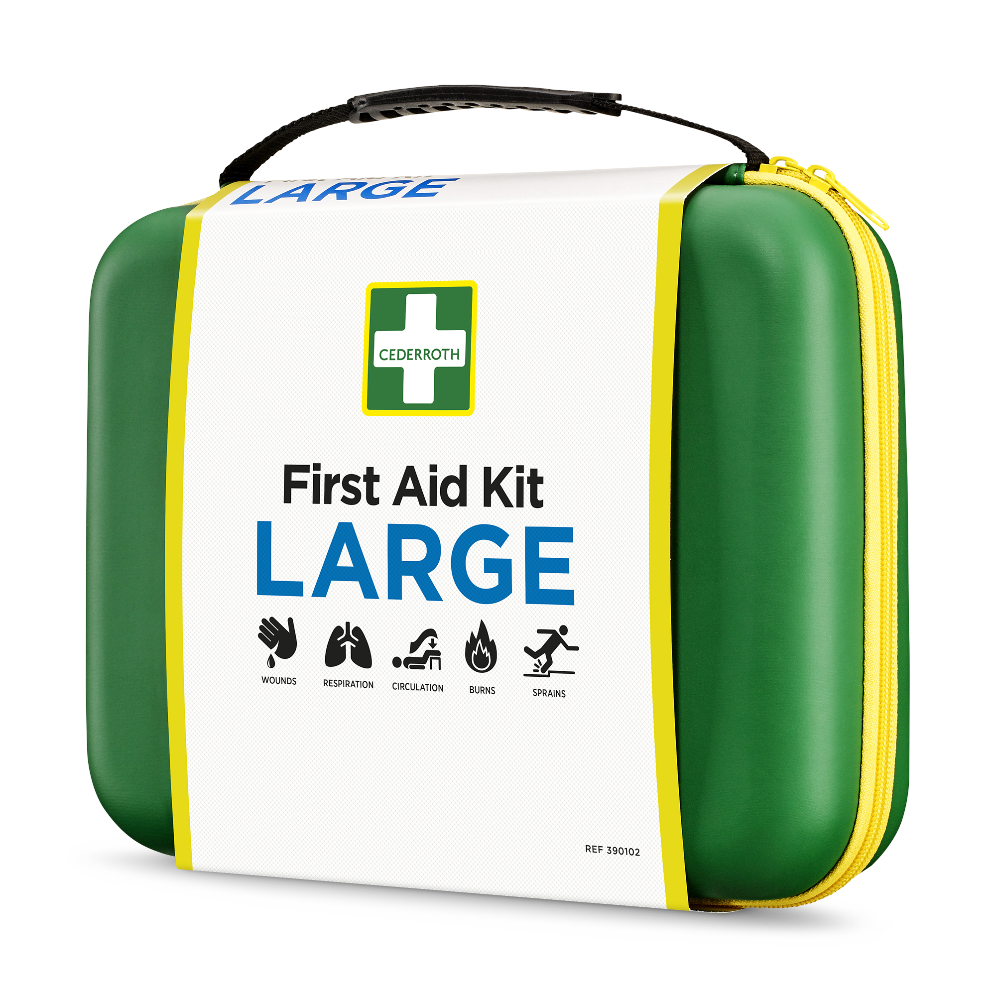 Visar bild 3 av 4 produkt Large First Aid Kit Green