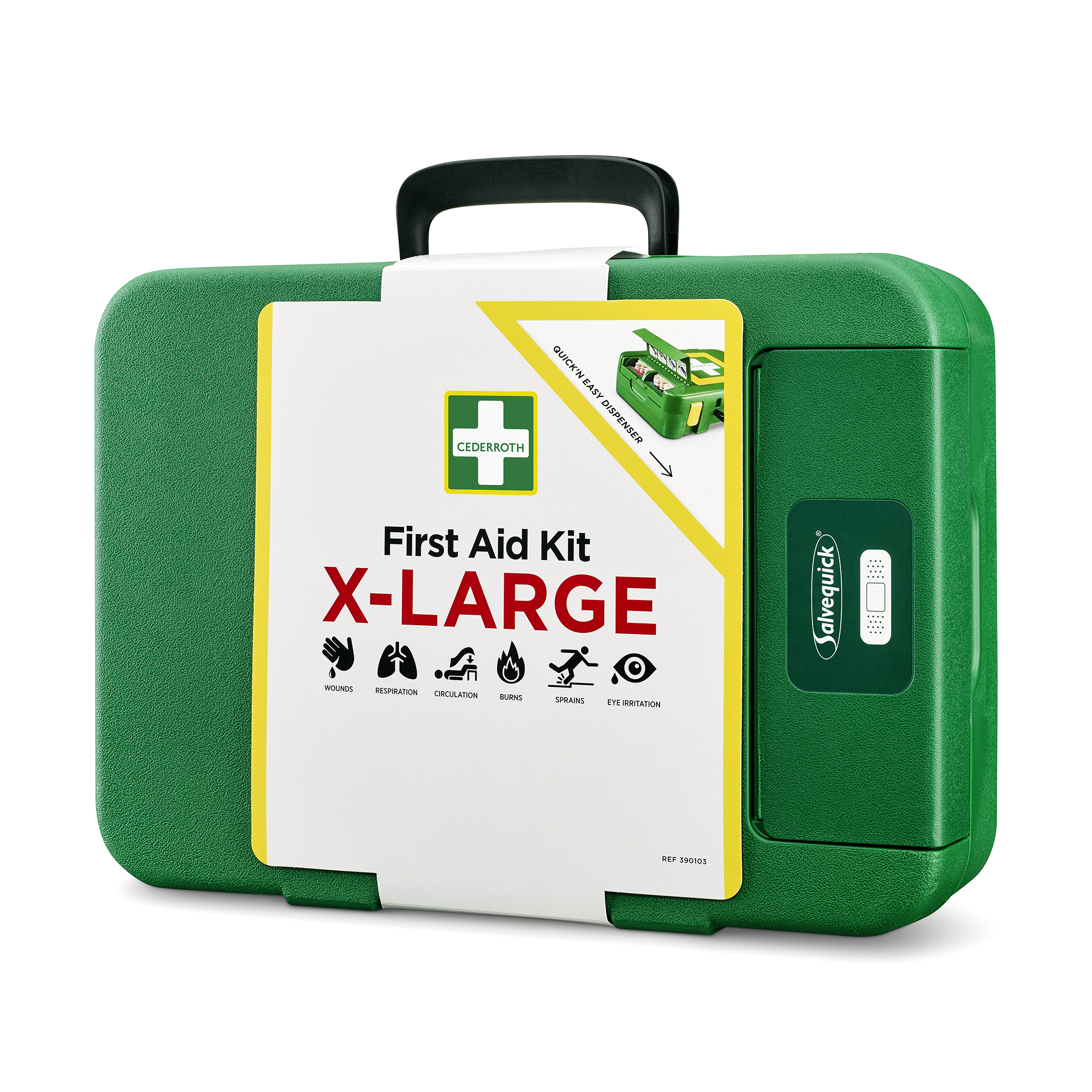 Visar bild 3 av 6 produkt X-Large First Aid Kit Green