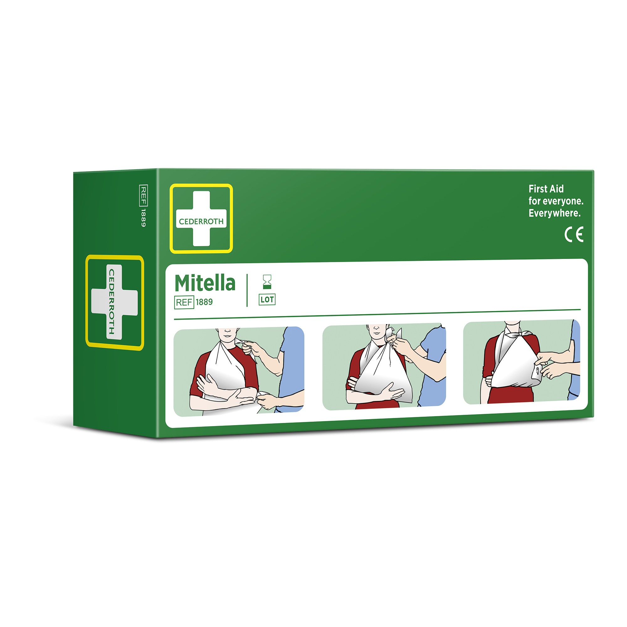 Showing image 2 of 3 product Triangular Bandage Refill 2 p Green
