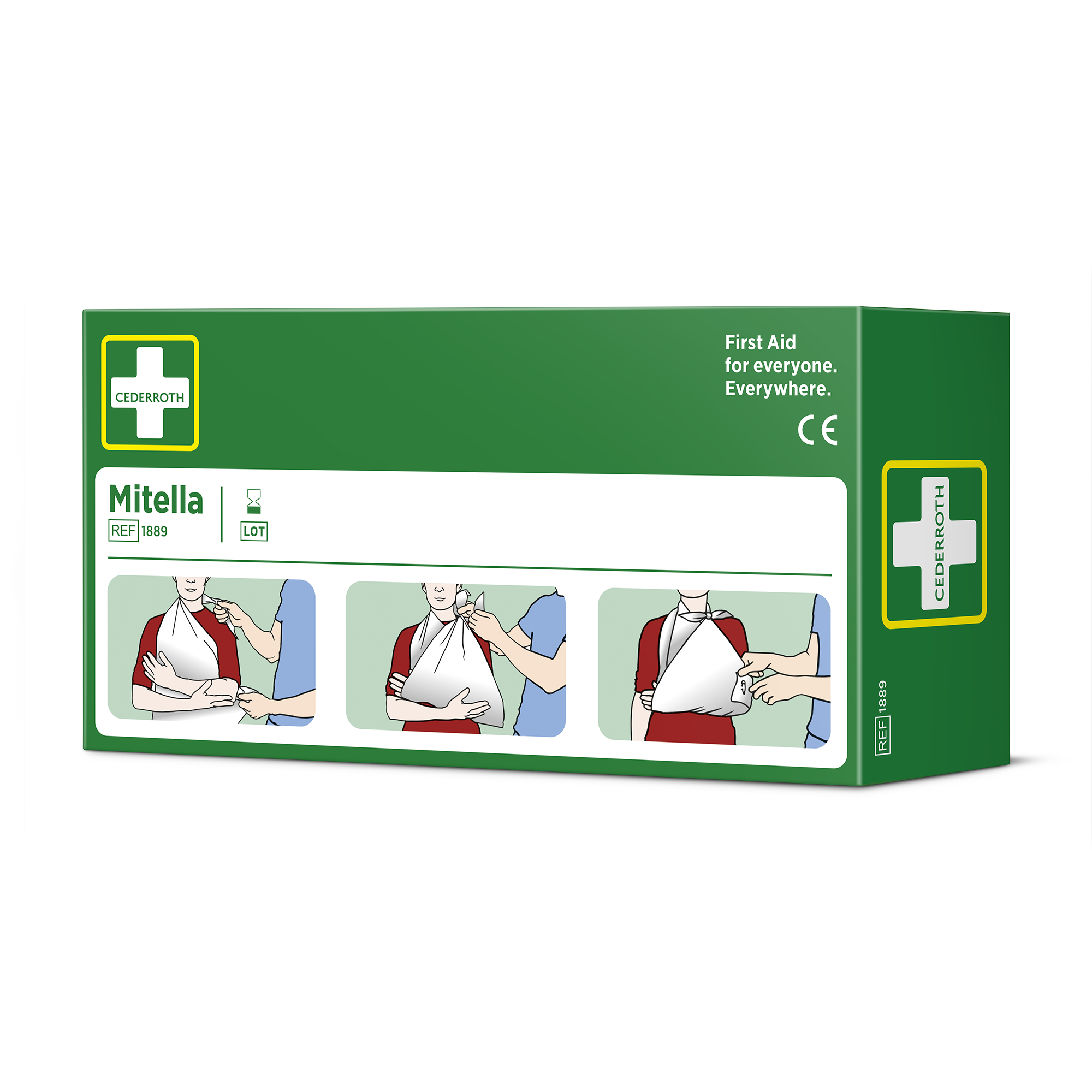 Showing image 3 of 3 product Triangular Bandage Refill 2 p Green