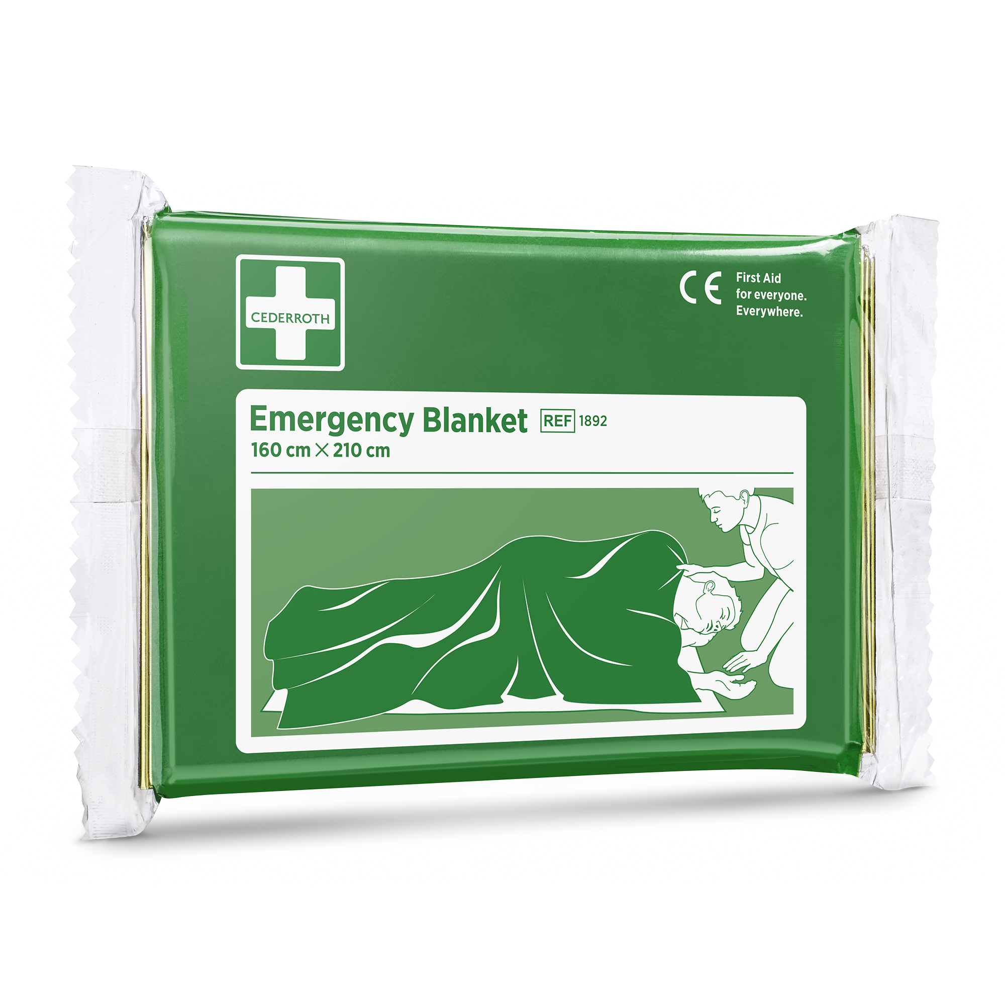 Showing image 2 of 3 product Emergency Blanket Refill Green
