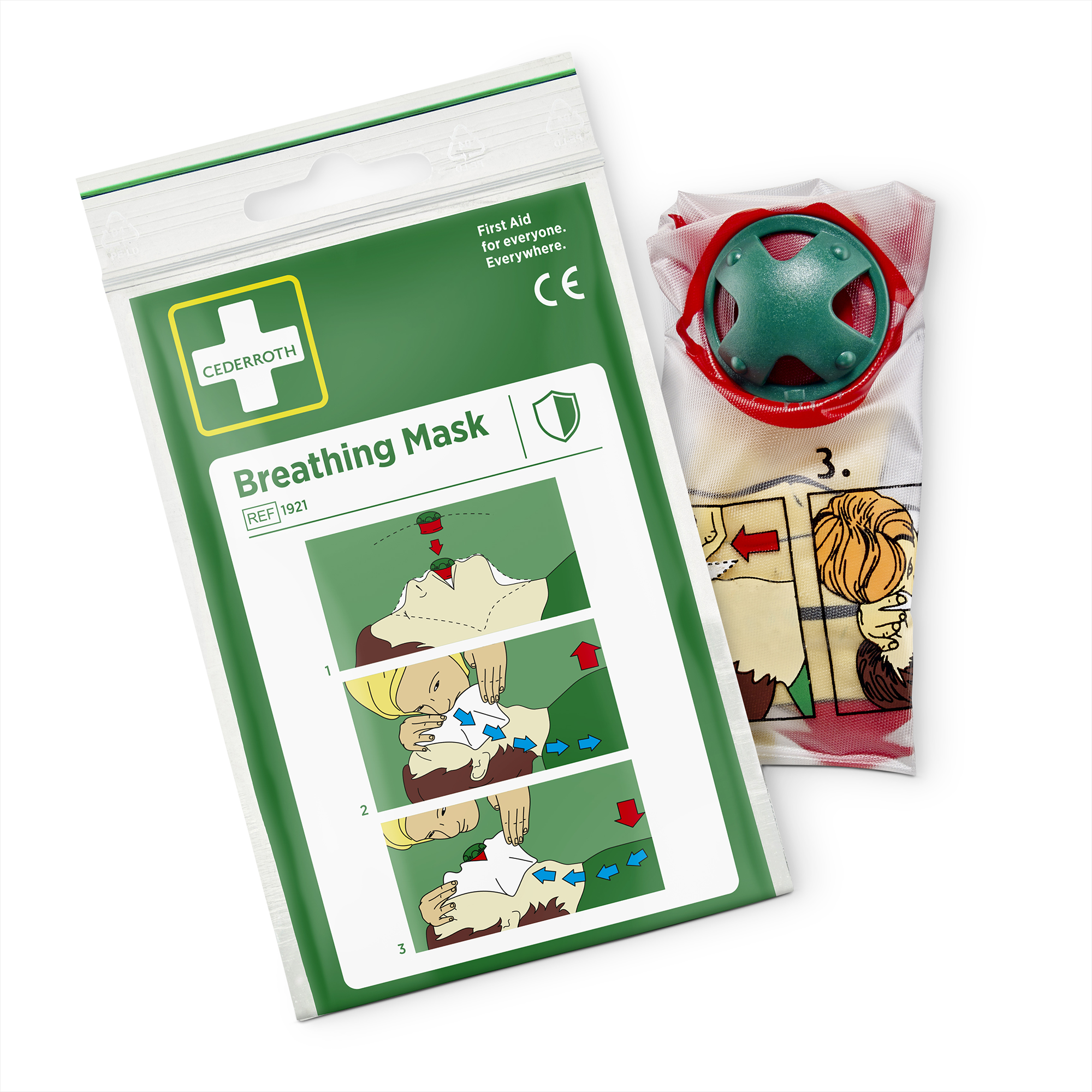 Showing image 3 of 5 product Breathing Mask Refill Green