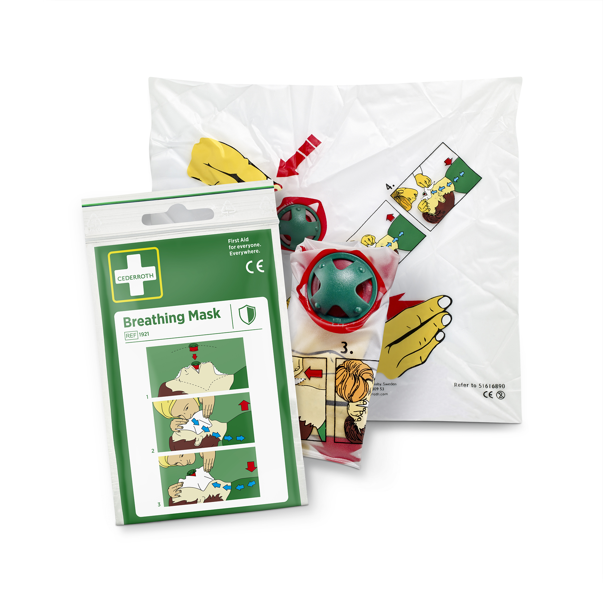 Showing image 4 of 5 product Breathing Mask Refill Green