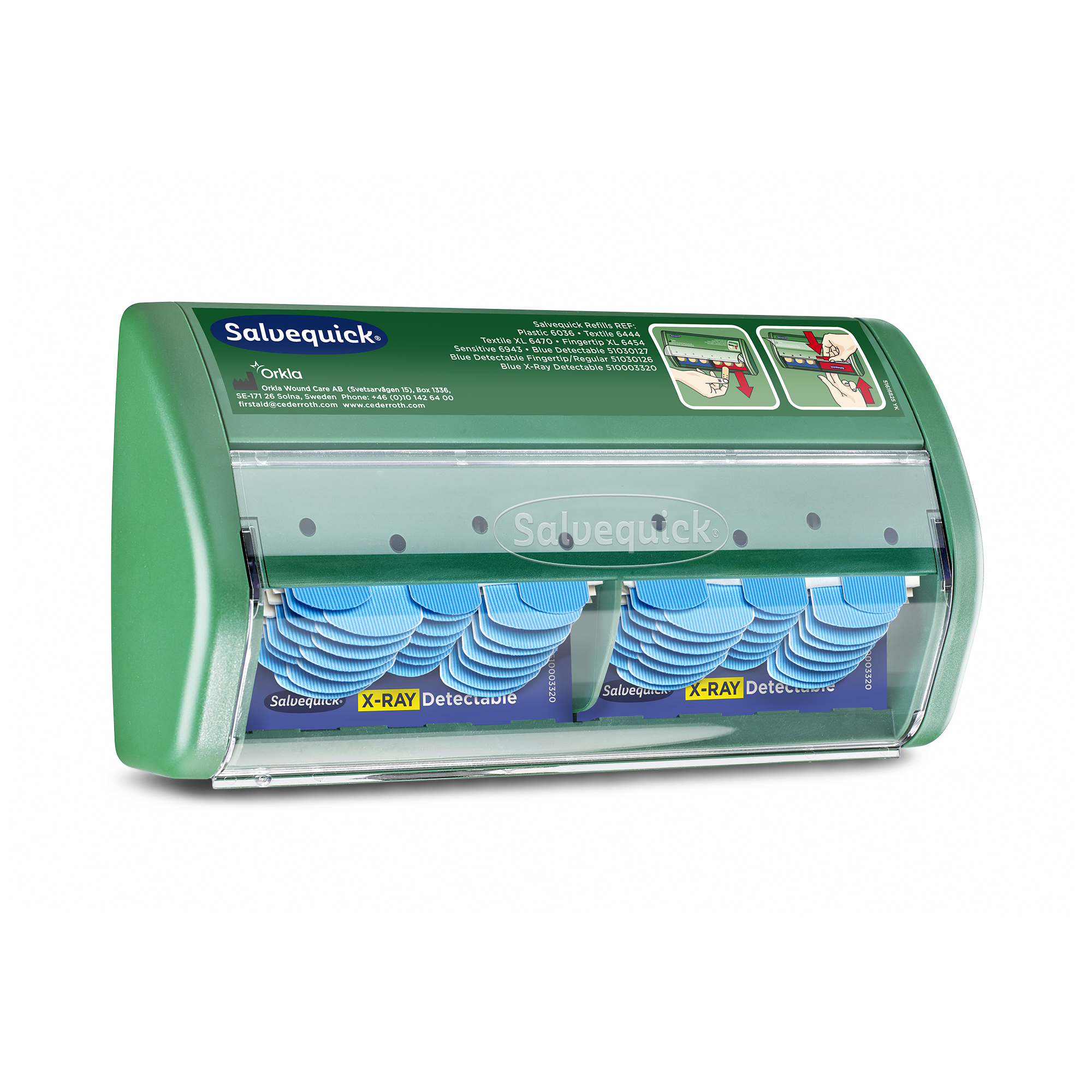 Showing image 2 of 7 product X-Ray Detectable Plasters Dispenser Blue