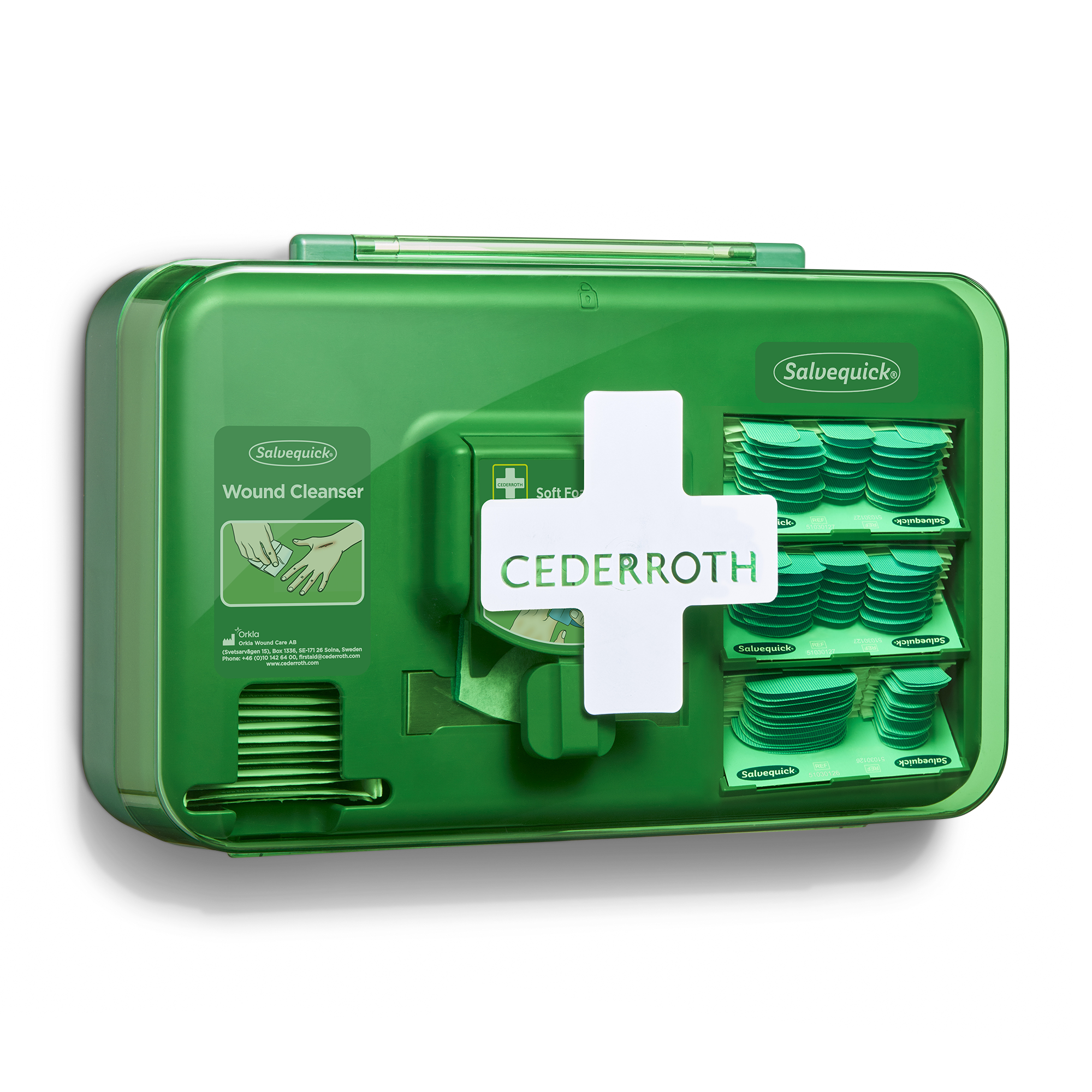 Viser billede 2 af 6 produkt Dectectable Wound Care Dispenser Blue