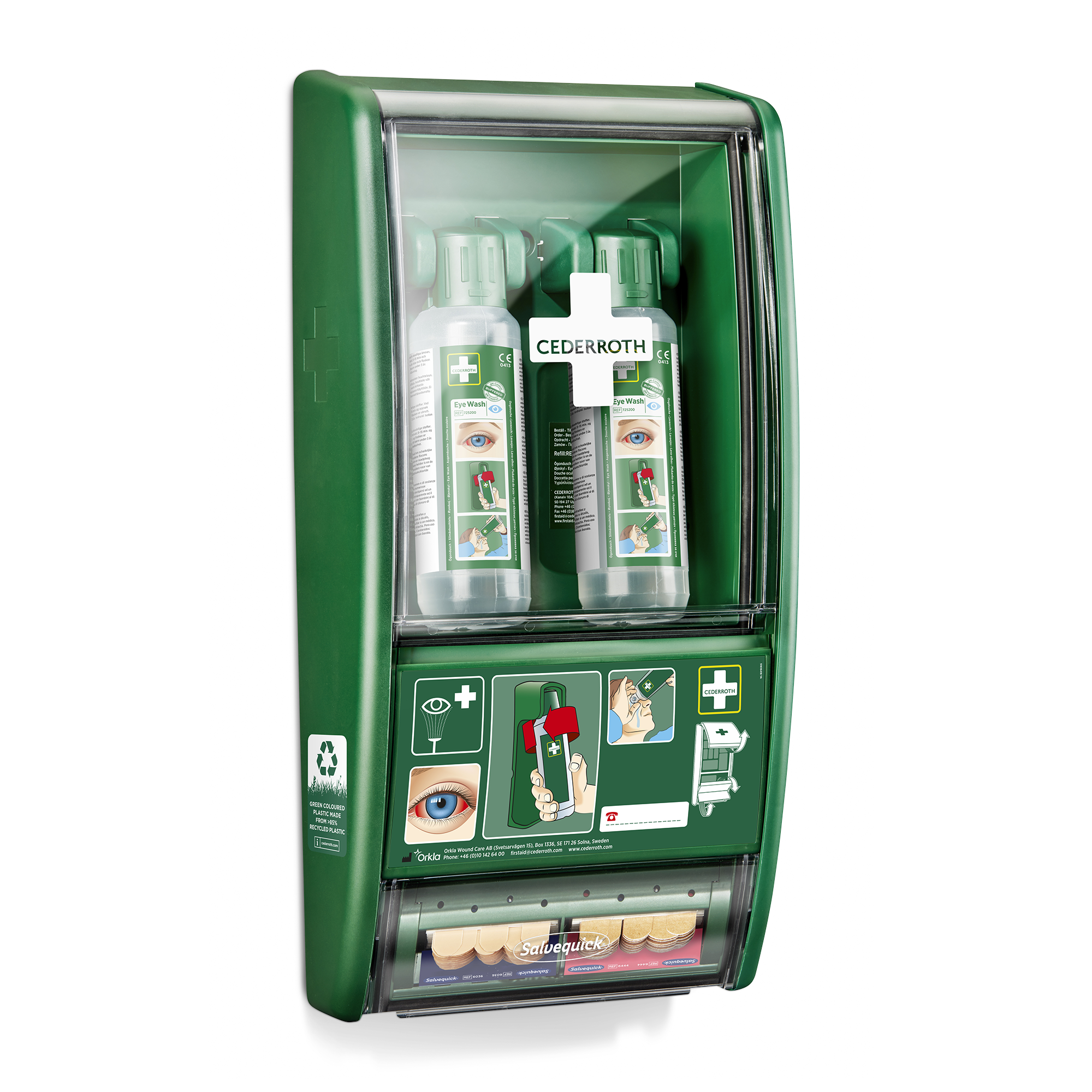 Viser bilde 3 av 6 produkt Eye Wash Station 500 ml Green
