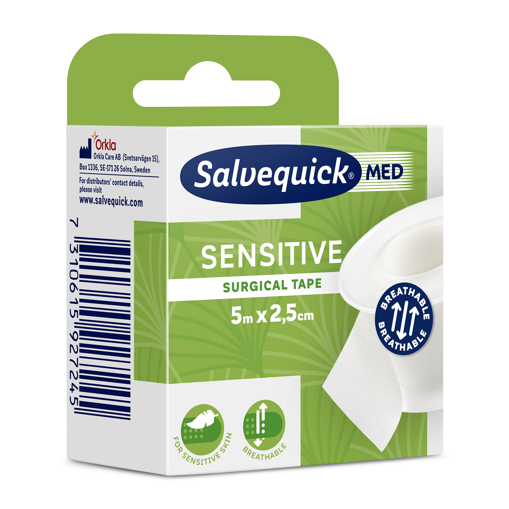 Showing image 2 of 3 product Sensitive Surgical Tape White