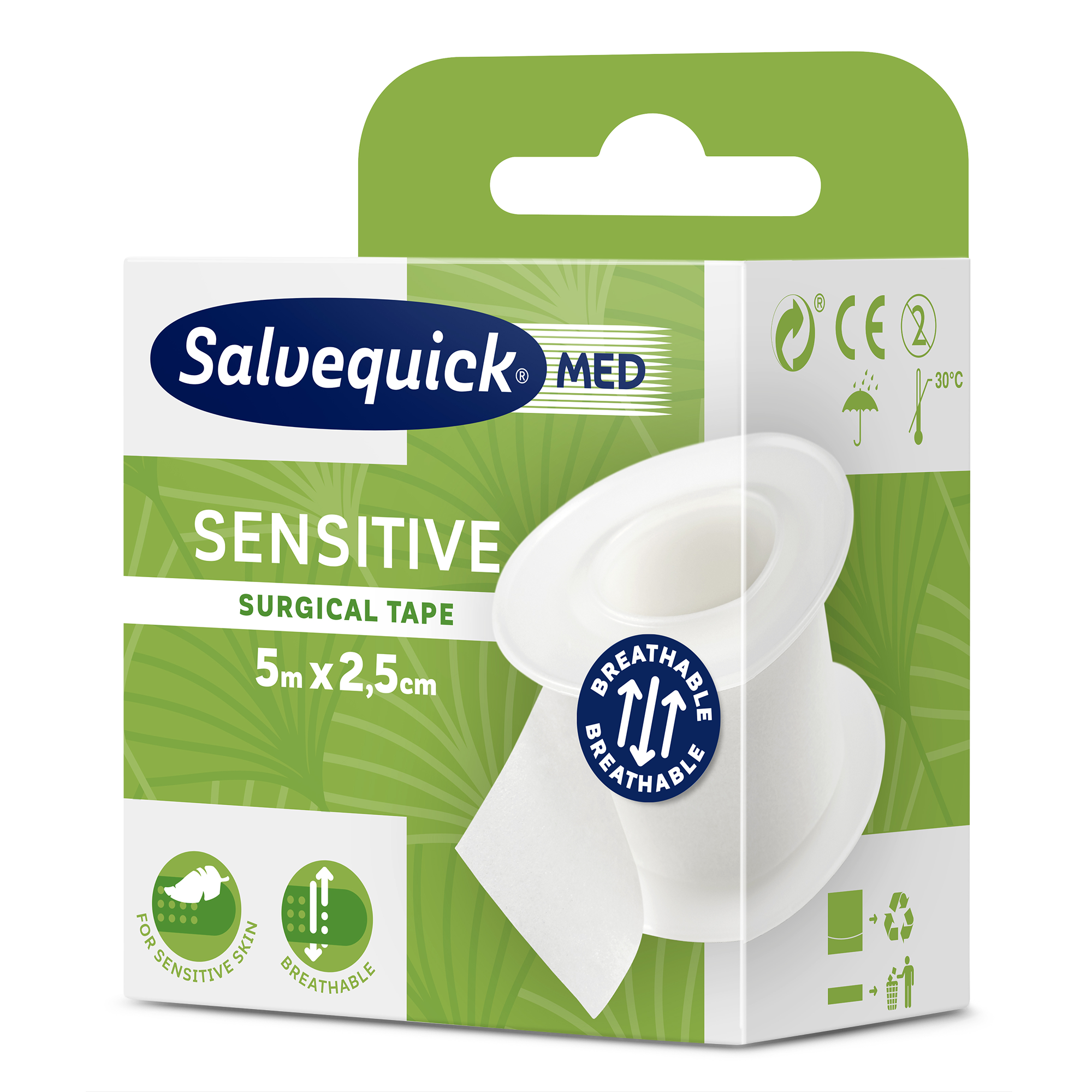 Showing image 3 of 3 product Sensitive Surgical Tape White