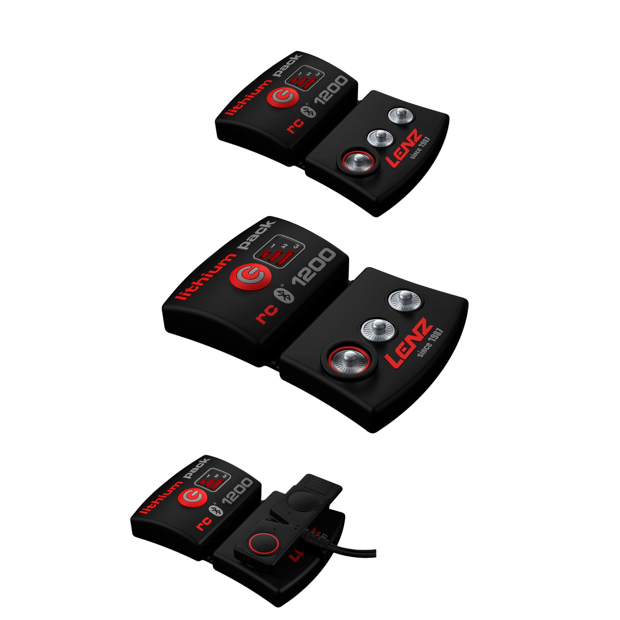 Viser bilde 2 av 2 produkt Lithium Pack Rcb 1200 Battery Black