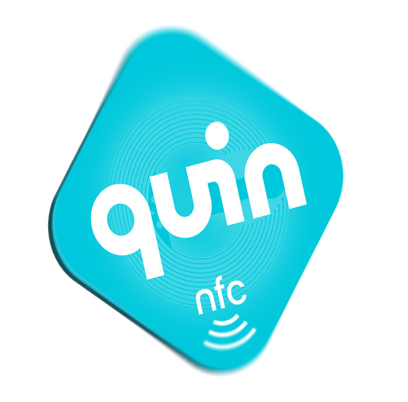 En närbild på NFC-taggen